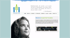 Desktop Screenshot of anupamkherfoundation.org